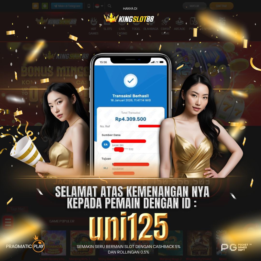 SELAMAT ATAS KEMENANGANNYA UNTUK ID :uni125